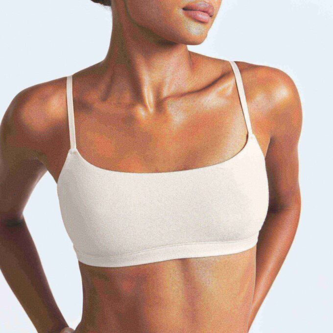 2-PAK BAWEŁNIANYCH BRALETTE Z KOŁNIERZEM 2-PAK BAWEŁNIANYCH BRALETTE Z KOŁNIERZEM
