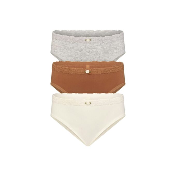 BAWEŁNIANE KORONKOWE BIKINI DLA DZIECI BEZ SZWÓW, 3 SZTUKI