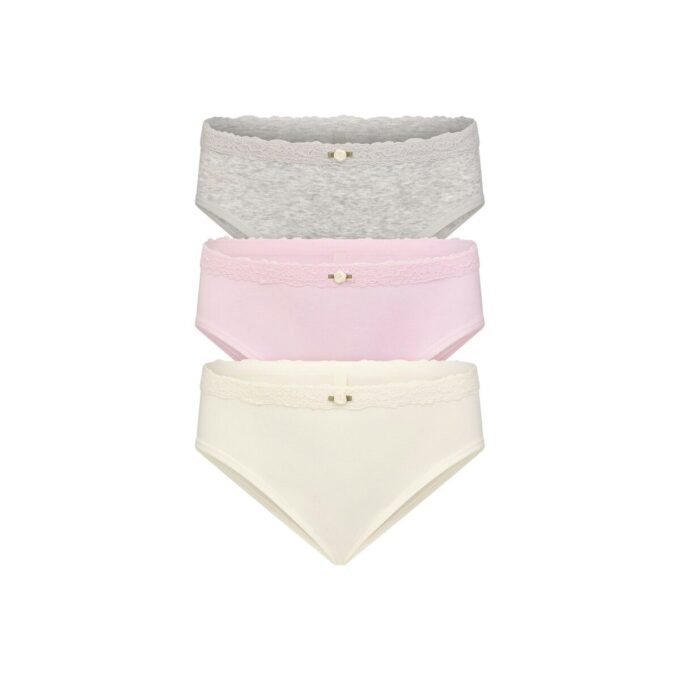 BAWEŁNIANE KORONKOWE BIKINI DLA DZIECI BEZ SZWÓW, 3 SZTUKI