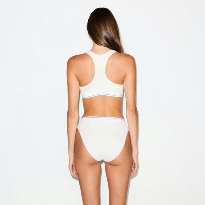 BIKINI Z BAWEŁNY ŻEBERKOWANEJ BIKINI Z BAWEŁNY ŻEBERKOWANEJ