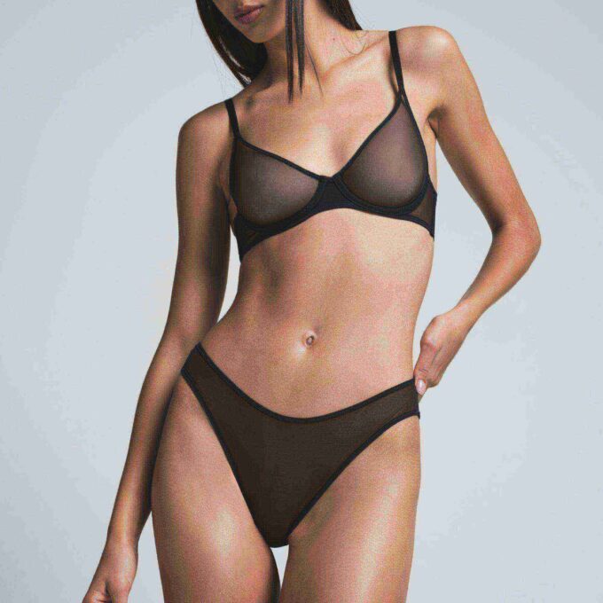 BIKINI Z ULTRA CIENKIEJ SIATKI
