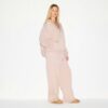 Bluza z kapturem Boyfriend z polaru, oversize, zapinana na suwak
