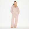 Bluza z kapturem Boyfriend z polaru, oversize, zapinana na suwak