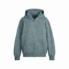 Bluza z kapturem Boyfriend z polaru, oversize, zapinana na suwak