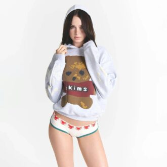 BLUZA Z KAPTUREM Z POLARU BAWEŁNIANEGO CACTUS PLANT FLEA MARKET X SKIMS