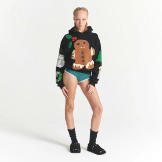 BLUZA Z KAPTUREM Z POLARU BAWEŁNIANEGO CACTUS PLANT FLEA MARKET X SKIMS