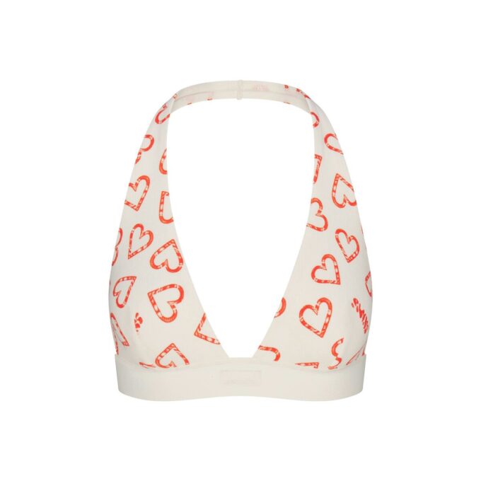 BRALETTA Z BAWEŁNY ŻEBERKOWANEJ STROJU HALTER BRALETTA Z BAWEŁNY ŻEBERKOWANEJ STROJU HALTER