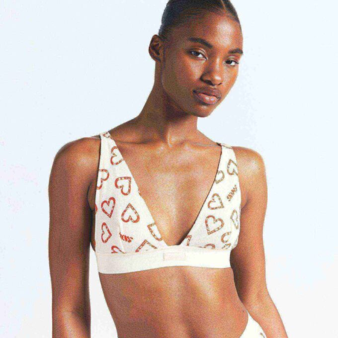 BRALETTE Z BAWEŁNIANEGO ŚCIĄGACZA Z GŁĘBOKIM BIUSTONOS BRALETTE Z BAWEŁNIANEGO ŚCIĄGACZA Z GŁĘBOKIM BIUSTONOS