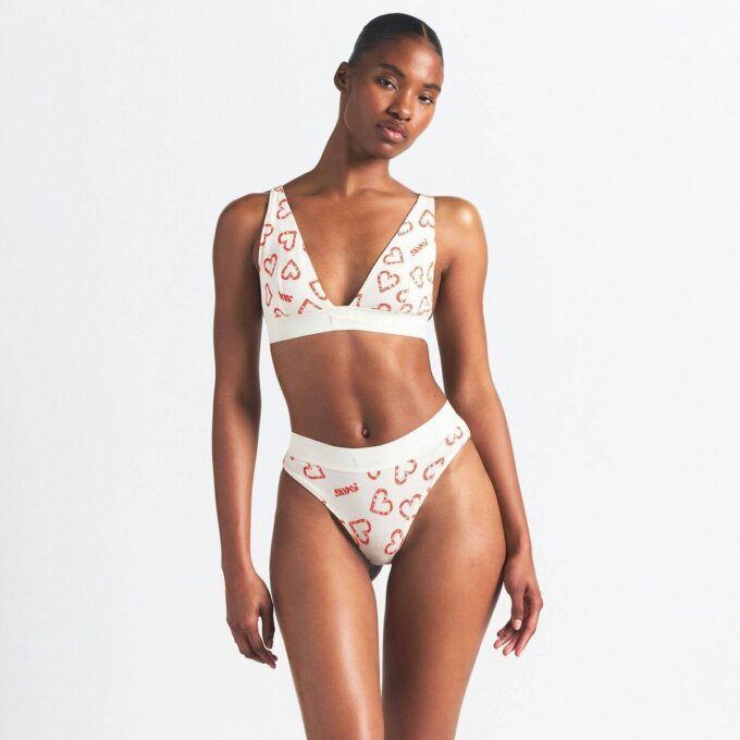BRALETTE Z BAWEŁNIANEGO ŚCIĄGACZA Z GŁĘBOKIM BIUSTONOS BRALETTE Z BAWEŁNIANEGO ŚCIĄGACZA Z GŁĘBOKIM BIUSTONOS