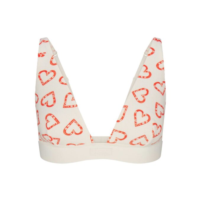 BRALETTE Z BAWEŁNIANEGO ŚCIĄGACZA Z GŁĘBOKIM BIUSTONOS BRALETTE Z BAWEŁNIANEGO ŚCIĄGACZA Z GŁĘBOKIM BIUSTONOS