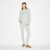 Gruby, gofrowany, oversize’owy sweter z okrągłym dekoltem Gruby, gofrowany, oversize’owy sweter z okrągłym dekoltem