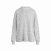 Gruby, gofrowany, oversize’owy sweter z okrągłym dekoltem Gruby, gofrowany, oversize’owy sweter z okrągłym dekoltem