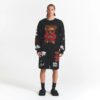 KAKTUSOWY PCHLI TARG X SKIMS MĘSKI SWETER Z BAWEŁNY DZIANINOWY INTARSIA KAKTUSOWY PCHLI TARG X SKIMS MĘSKI SWETER Z BAWEŁNY DZIANINOWY INTARSIA