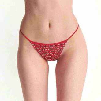 KAKTUSOWY TARG PCHLICH ROŚLIN X SKIMS BAWEŁNIANE STRINGI BIKINI 5-PAK