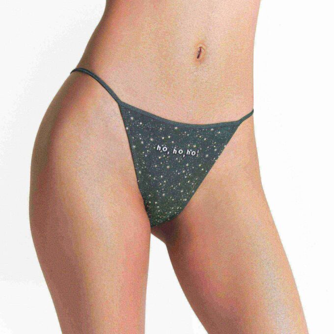 KAKTUSOWY TARG PCHLICH ROŚLIN X SKIMS BAWEŁNIANE STRINGI BIKINI 5-PAK