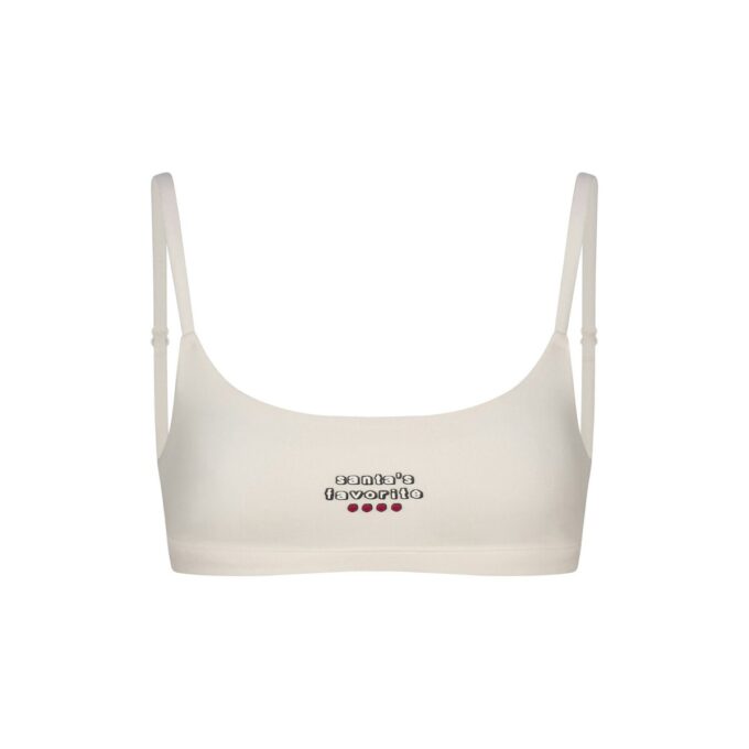 KAKTUSOWY TARG PCHLICH RYNEK X SKIMS BAWEŁNIANY JERSEY BRALETTE Z OKRĄGŁYM RĘKAWEM, 2 SZTUKI KAKTUSOWY TARG PCHLICH RYNEK X SKIMS BAWEŁNIANY JERSEY BRALETTE Z OKRĄGŁYM RĘKAWEM, 2 SZTUKI