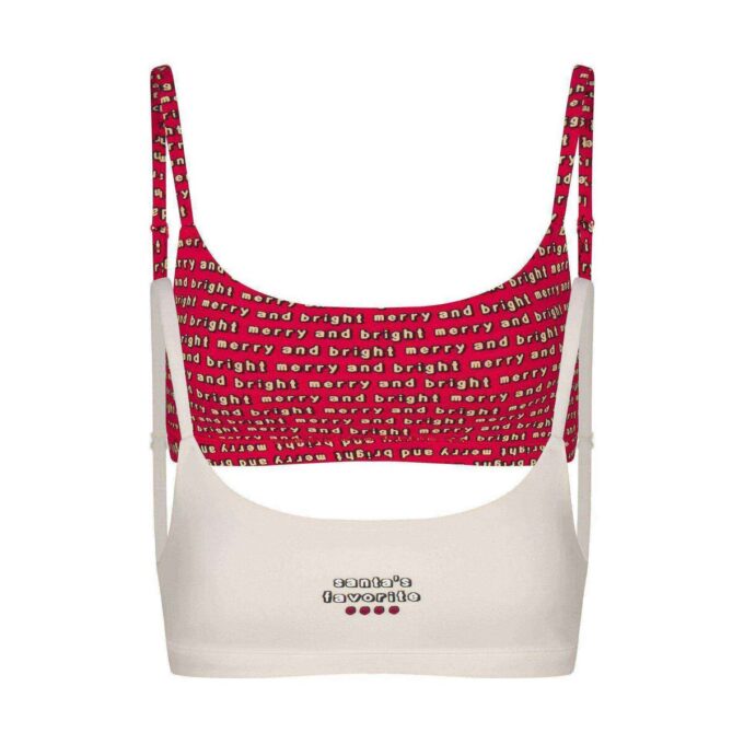 KAKTUSOWY TARG PCHLICH RYNEK X SKIMS BAWEŁNIANY JERSEY BRALETTE Z OKRĄGŁYM RĘKAWEM, 2 SZTUKI KAKTUSOWY TARG PCHLICH RYNEK X SKIMS BAWEŁNIANY JERSEY BRALETTE Z OKRĄGŁYM RĘKAWEM, 2 SZTUKI