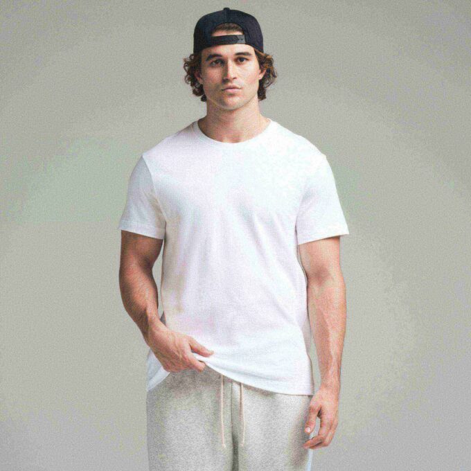 Klasyczny T-shirt męski Skims Cotton