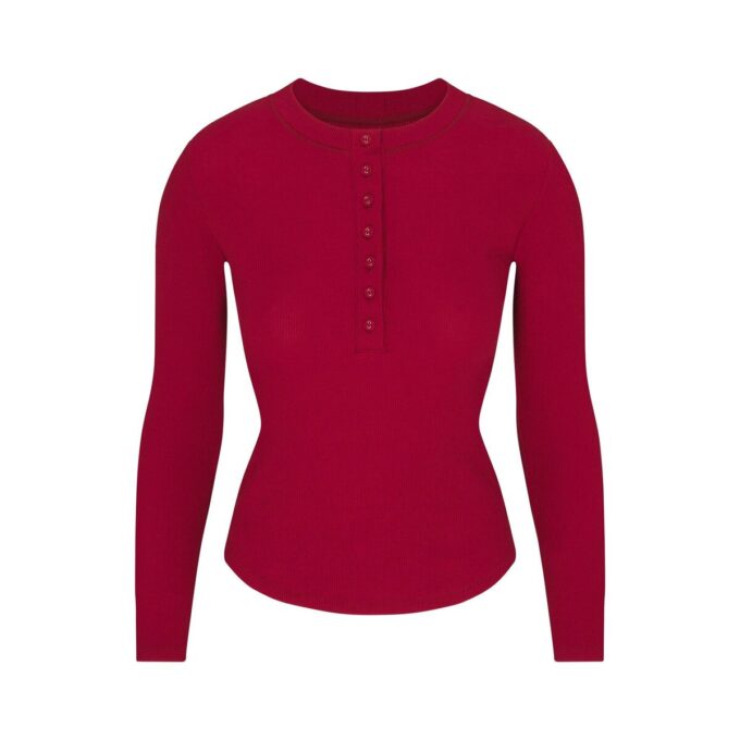 KOMPLET BAWEŁNIANY HENLEY I LEGGINSY