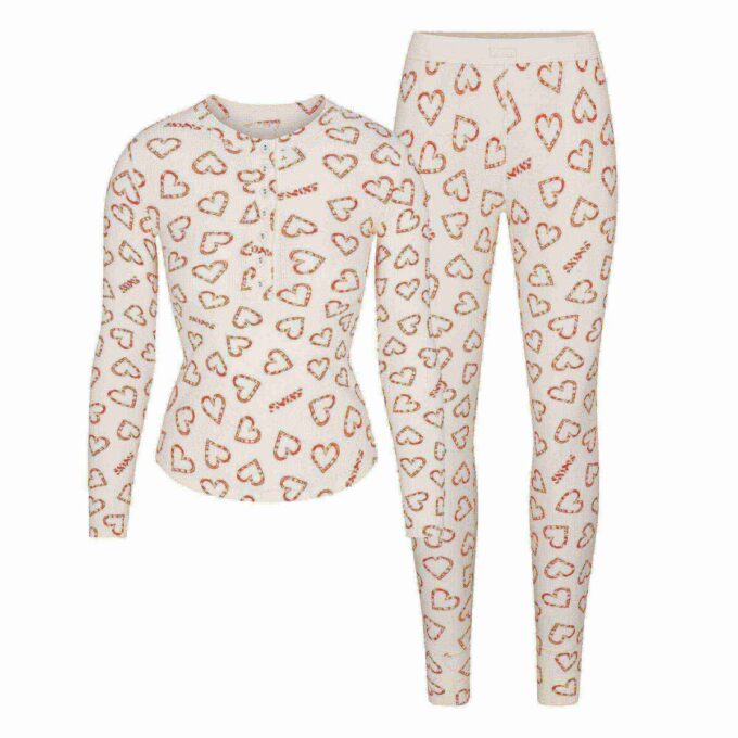 KOMPLET BAWEŁNIANY HENLEY I LEGGINSY