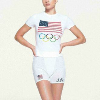 KOSZULKA OLIMPIJSKA SKIMS FOR TEAM USA COTTON JERSEY