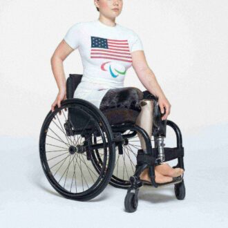 KOSZULKA PAROLIMPIJSKA SKIMS FOR TEAM USA COTTON JERSEY