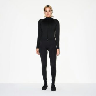 Kurtka NikeSKIMS MATTE MOCK NECK z zamkiem błyskawicznym na całej długości