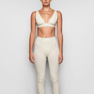 LEGGINSY BAWEŁNIANE Z PRĄŻKAMI