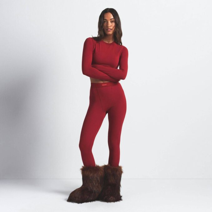 LEGGINSY BAWEŁNIANE Z PRĄŻKAMI LEGGINSY BAWEŁNIANE Z PRĄŻKAMI