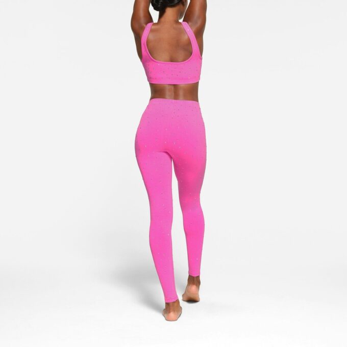 Legginsy outdoorowe z kryształkami Legginsy outdoorowe z kryształkami