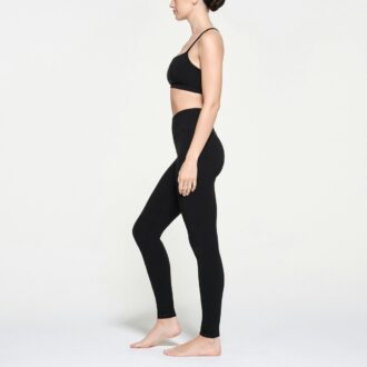 Legginsy outdoorowe z wysokim stanem i paskiem