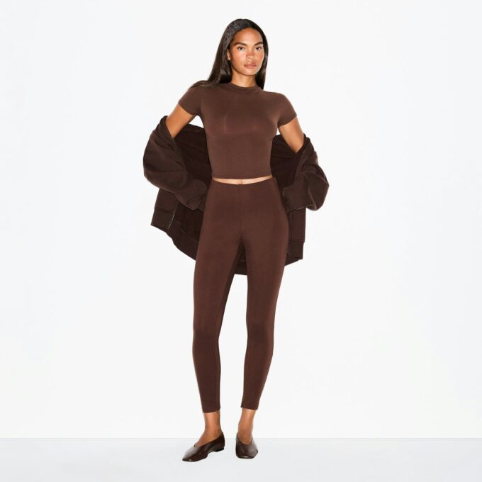 Legginsy z wysokim stanem z kolekcji Essential Legginsy z wysokim stanem z kolekcji Essential