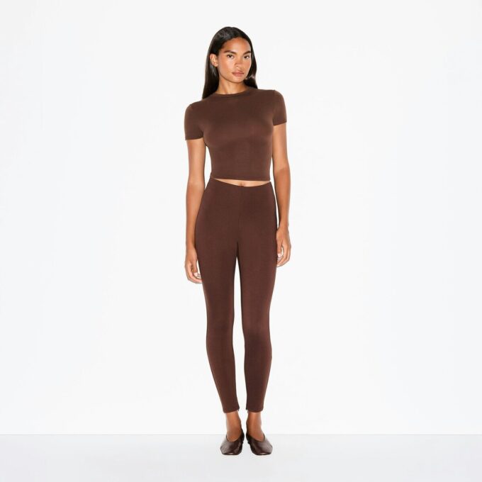 Legginsy z wysokim stanem z kolekcji Essential Legginsy z wysokim stanem z kolekcji Essential