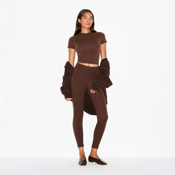 Legginsy z wysokim stanem z kolekcji Essential Legginsy z wysokim stanem z kolekcji Essential