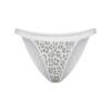 LEKKIE BAWEŁNIANE BIKINI STRING Z LOGO PIKOTYKAMI LEKKIE BAWEŁNIANE BIKINI STRING Z LOGO PIKOTYKAMI