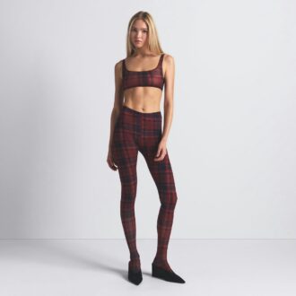 MLECZNE PRZEŹROCZYSTE LEGGINSY Z STOPĄ MLECZNE PRZEŹROCZYSTE LEGGINSY Z STOPĄ