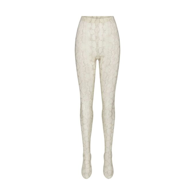 MLECZNE PRZEŹROCZYSTE LEGGINSY Z STOPĄ MLECZNE PRZEŹROCZYSTE LEGGINSY Z STOPĄ