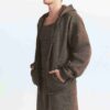 MĘSKA BLUZA Z KAPTUREM FLEECE LOUNGE Z LUŹNYM ROZPIĘCIEM MĘSKA BLUZA Z KAPTUREM FLEECE LOUNGE Z LUŹNYM ROZPIĘCIEM