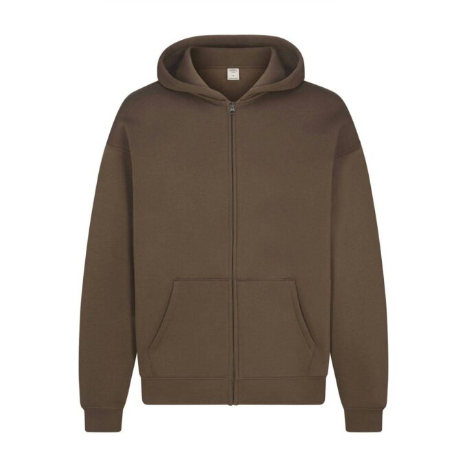 MĘSKA BLUZA Z KAPTUREM FLEECE LOUNGE Z LUŹNYM ROZPIĘCIEM MĘSKA BLUZA Z KAPTUREM FLEECE LOUNGE Z LUŹNYM ROZPIĘCIEM