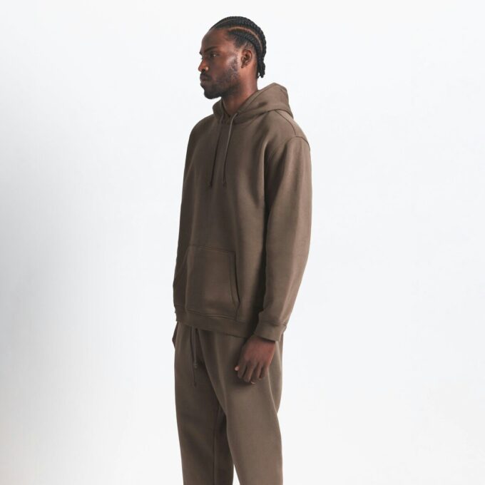 MĘSKA KLASYCZNA BLUZA Z KAPTUREM FLEECE LOUNGE MĘSKA KLASYCZNA BLUZA Z KAPTUREM FLEECE LOUNGE