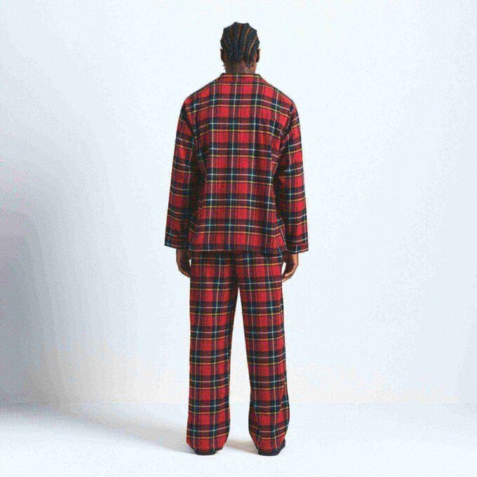 MĘSKI KOMPLET DO SNU FLANELOWY