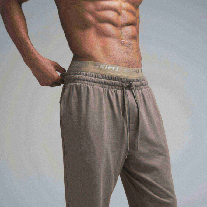 MĘSKIE DRESY JOGGERY OUTDOOR JERSEY ZWĘŻANE