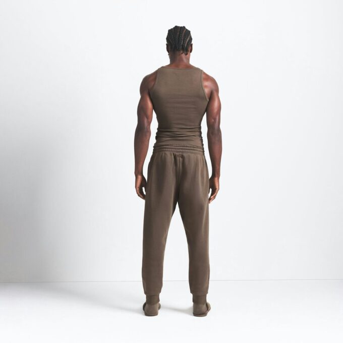MĘSKIE SPODNIE JOGGERY Z FLEECE LOUNGE ZWĘŻANE MĘSKIE SPODNIE JOGGERY Z FLEECE LOUNGE ZWĘŻANE