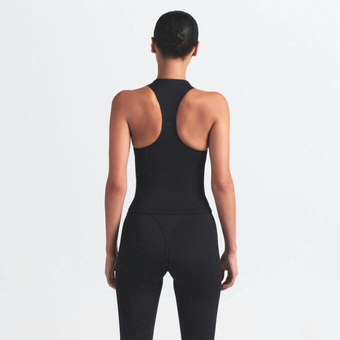 NikeSKIMS MATTE MOCK NECK RACER TANK NikeSKIMS MATTE MOCK NECK RACER TANK