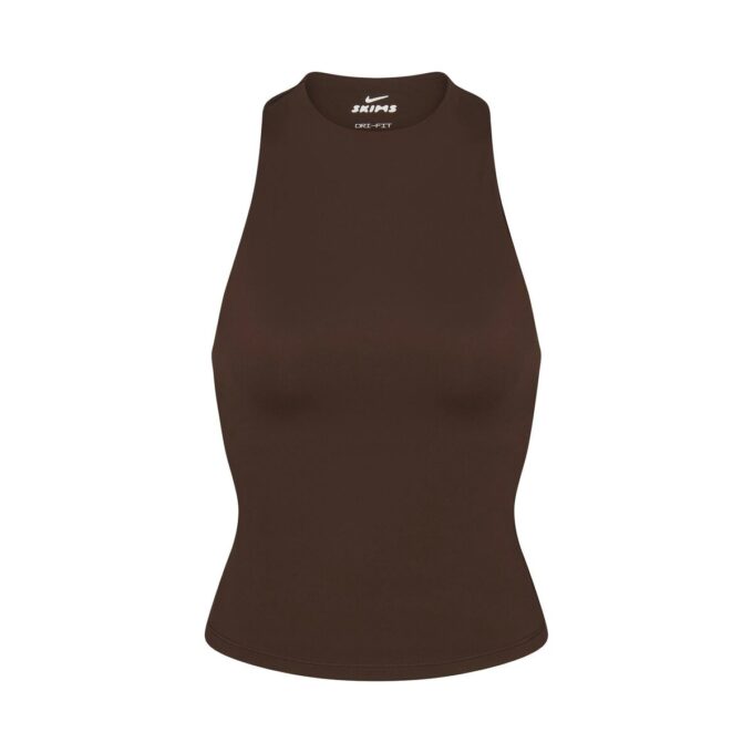 NikeSKIMS MATTE MOCK NECK RACER TANK NikeSKIMS MATTE MOCK NECK RACER TANK
