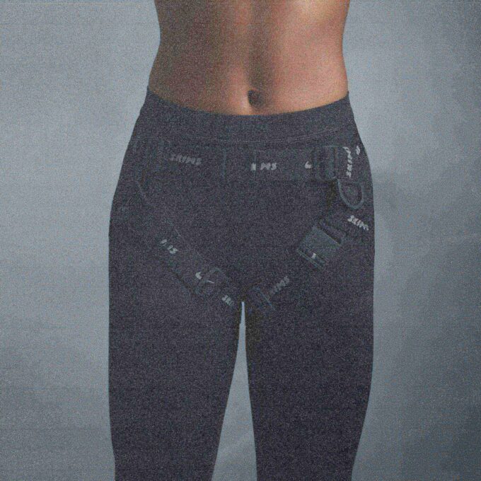 NikeSKIMS MATTE V-LINE LEGGING 26″ NikeSKIMS MATTE V-LINE LEGGING 26″