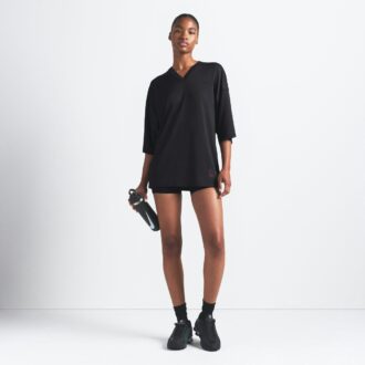 NikeSKIMS Przewiewny Top Oversize z Dekoltem w Serek