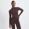 NikeSKIMS VINTAGE SEAMLESS MOCK NECK CROP TOP NikeSKIMS VINTAGE SEAMLESS MOCK NECK CROP TOP