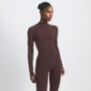 NikeSKIMS VINTAGE SEAMLESS MOCK NECK CROP TOP NikeSKIMS VINTAGE SEAMLESS MOCK NECK CROP TOP