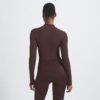 NikeSKIMS VINTAGE SEAMLESS MOCK NECK CROP TOP NikeSKIMS VINTAGE SEAMLESS MOCK NECK CROP TOP